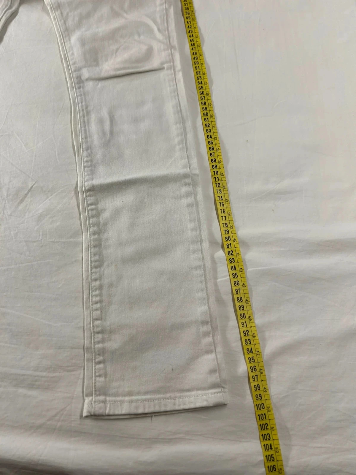Calça jeans slim branca naturale – photo 4